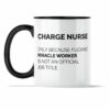 Charge nurse miracle worker| unique mug gift for mom and wife