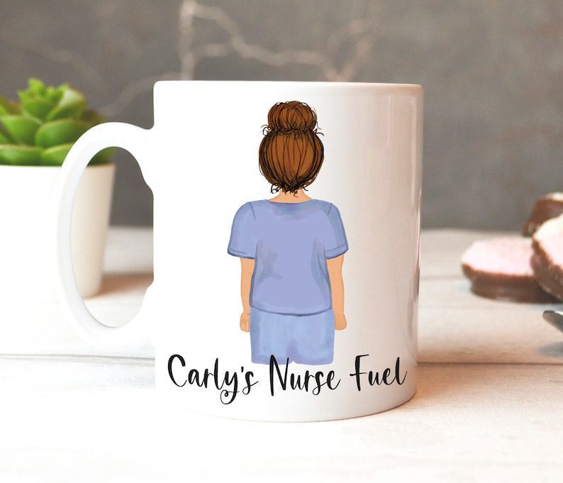 Nurse fuel| personalised gift mug for girlfriend and wife - 15 oz