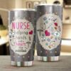 Nurse helping hands and a heart that understand tumbler gift