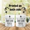 This is an awesome nurse| meaningful gift mug