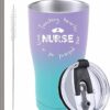 Touching hearts, one patient at a time| cute gift tumbler for nurse - 30 oz